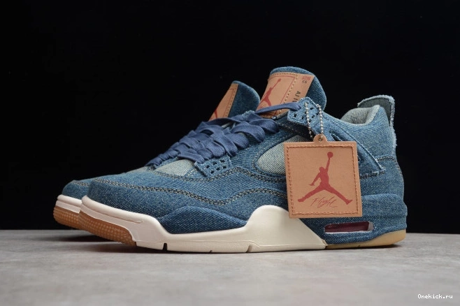 One Kick Denim Air 4 Nike Levi's x AO2571-401 Jordan 0812